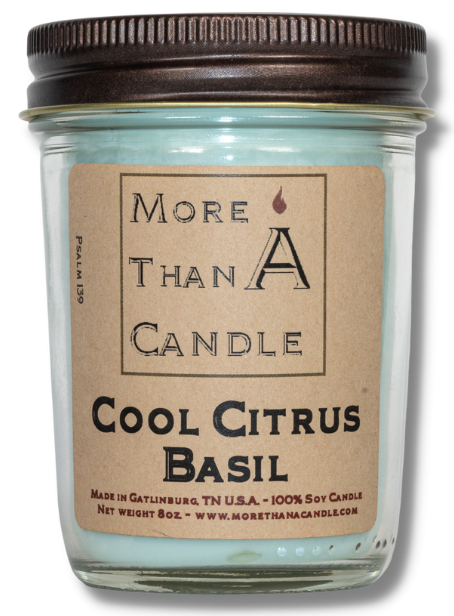 Cool Citrus Basil - 8 oz Jelly Jar